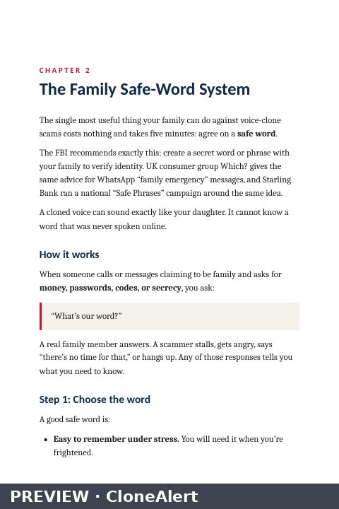 The Family Safe-Word System